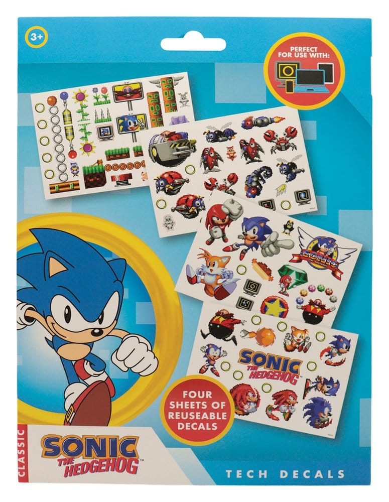 Sonic - The Hedgehog Pegatina Tech