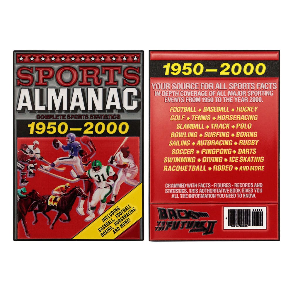 Regreso al futuro Lingote Sport Almanac Destruction Limited Edition Frikytopia