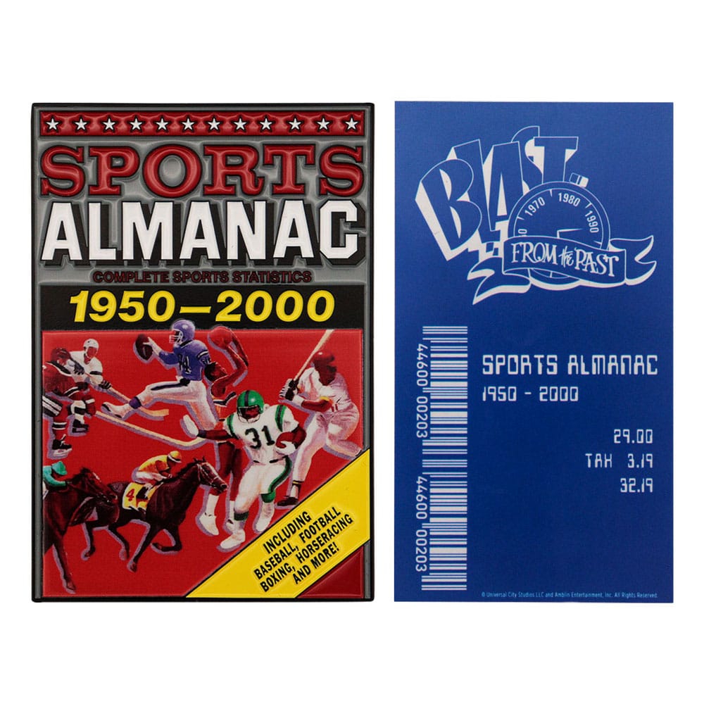 Regreso al futuro Lingote Sport Almanac Destruction Limited Edition