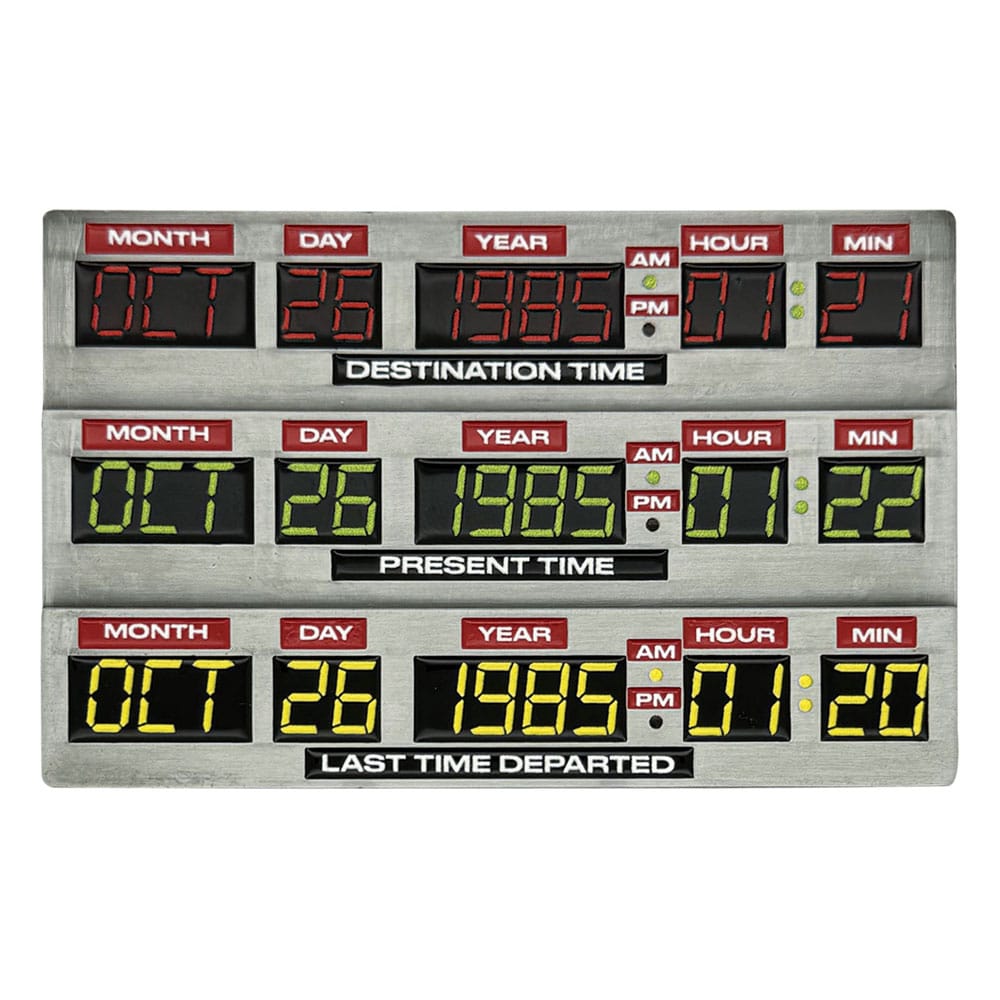 Regreso al futuro Lingote 40th Anniversary Time Circuits Limited Edition Frikytopia