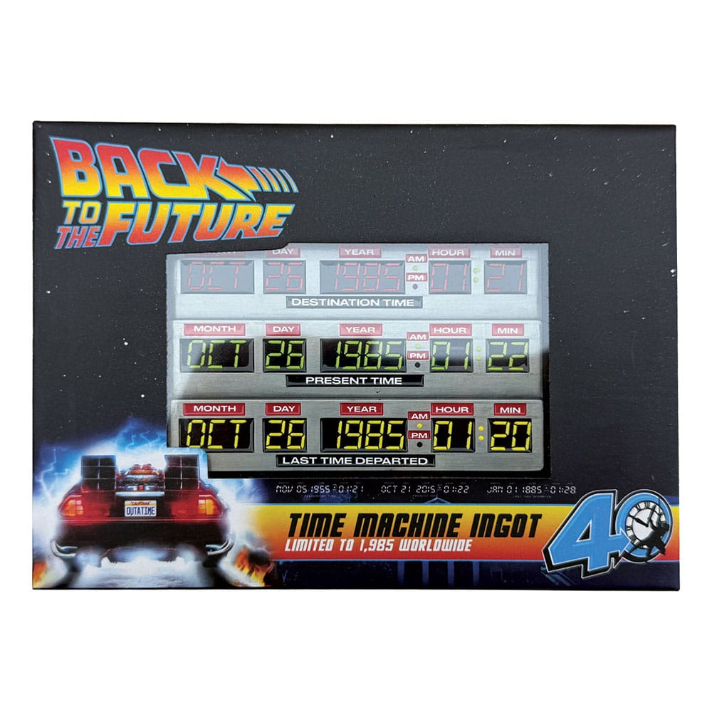 Regreso al futuro Lingote 40th Anniversary Time Circuits Limited Edition