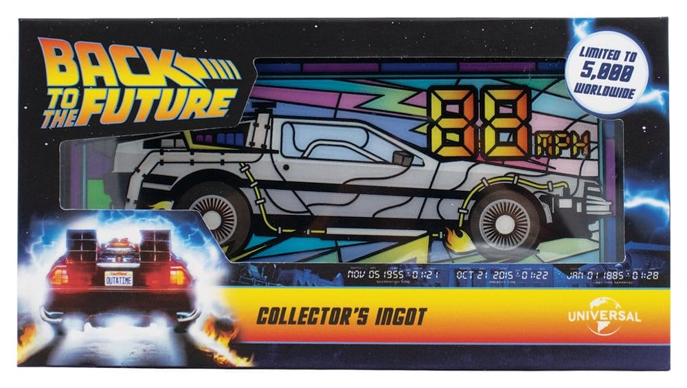 Regreso al Futuro Lingote Estilo vidriera Edición Limitada