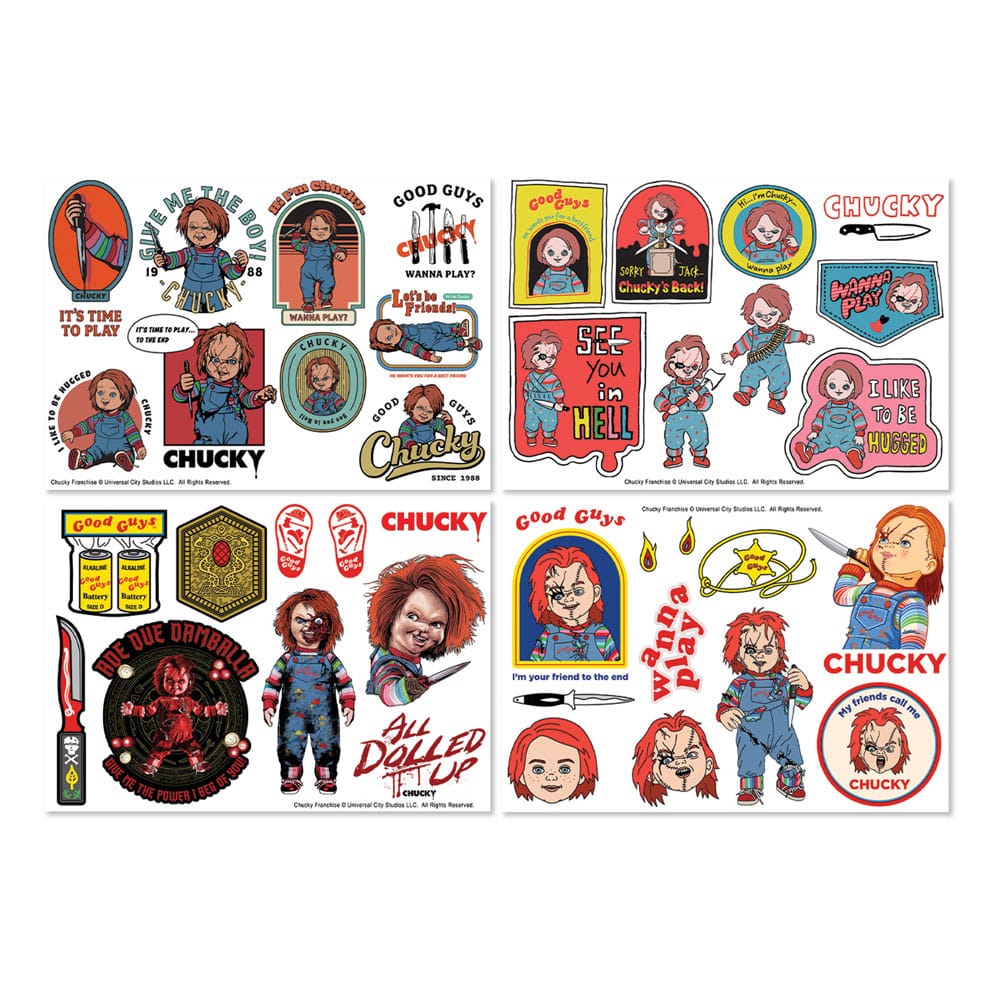 Chucky Pegatina Tech Frikytopia