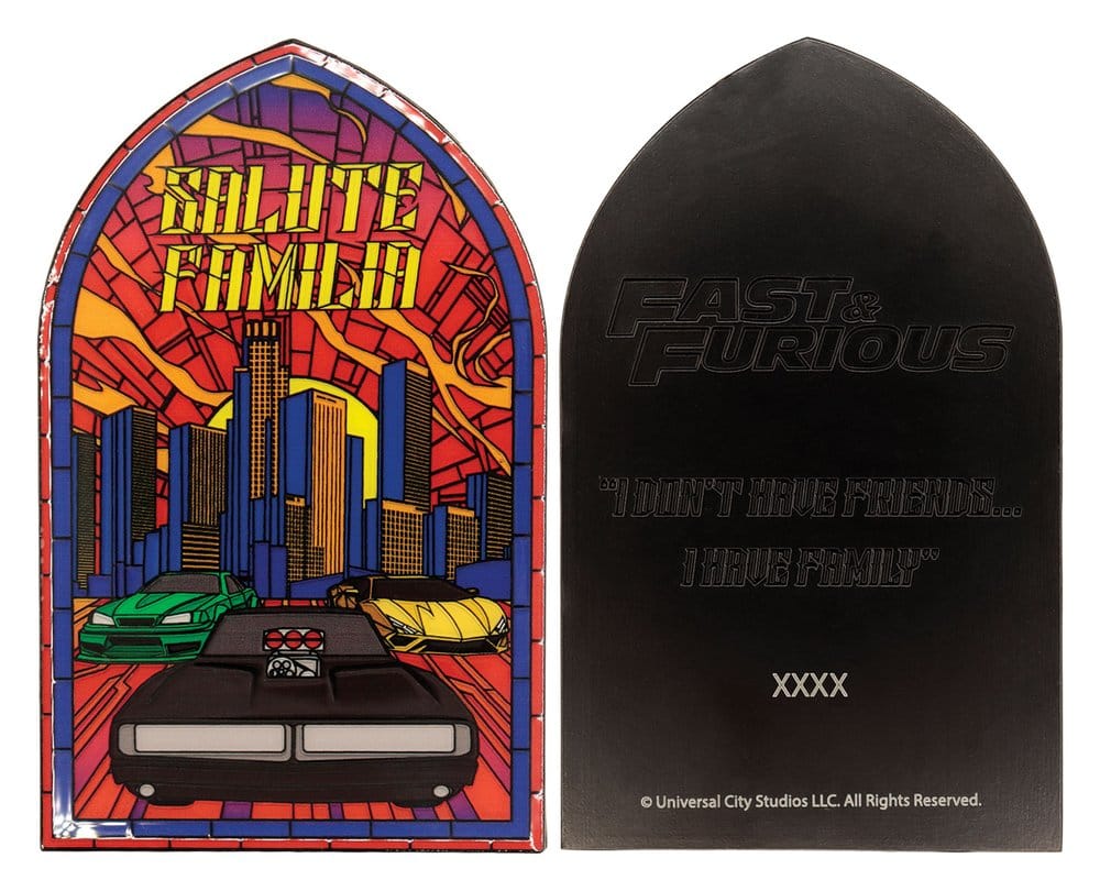 Fast & Furious Lingote Stained Glass Style Metal