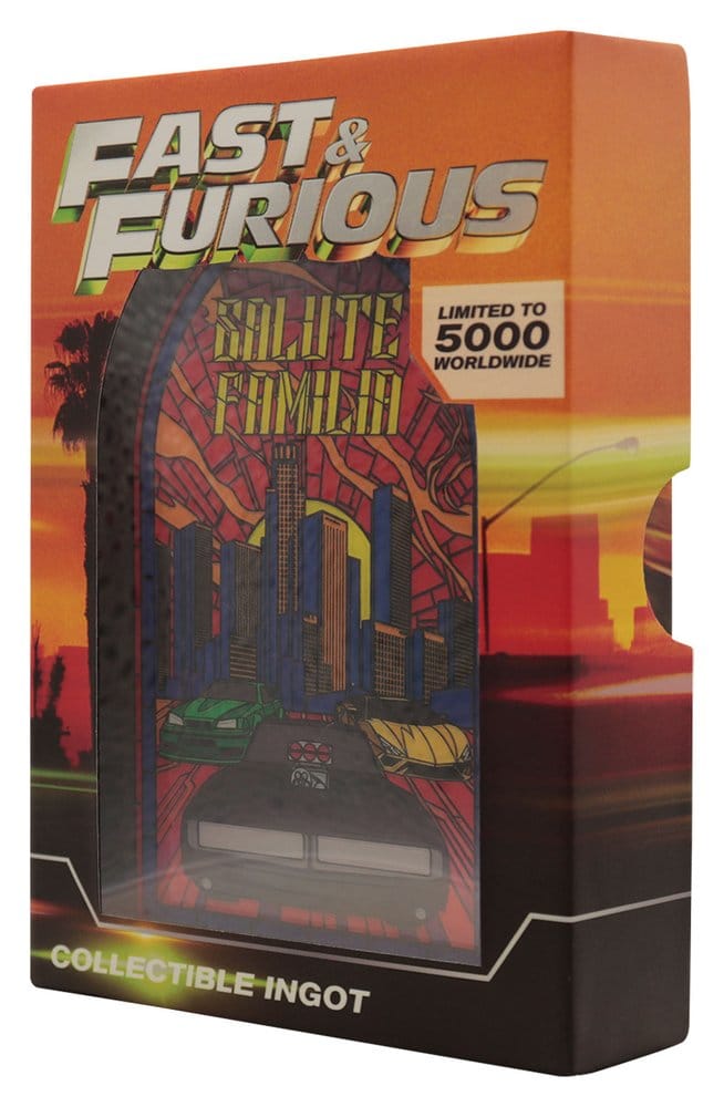 Fast & Furious Lingote Stained Glass Style Metal