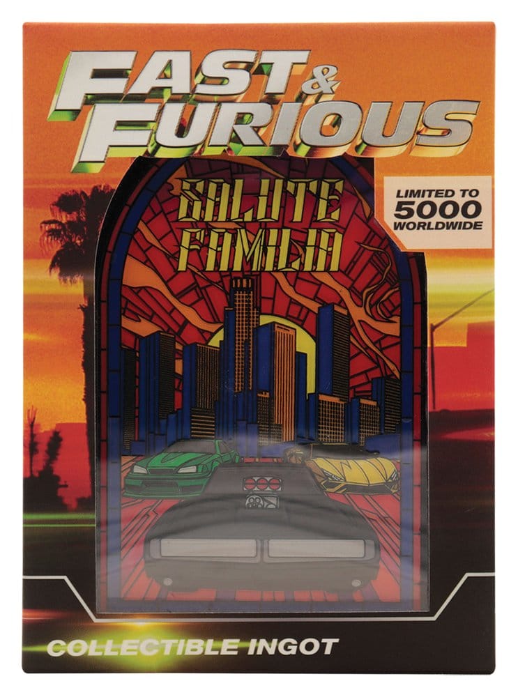 Fast & Furious Lingote Stained Glass Style Metal