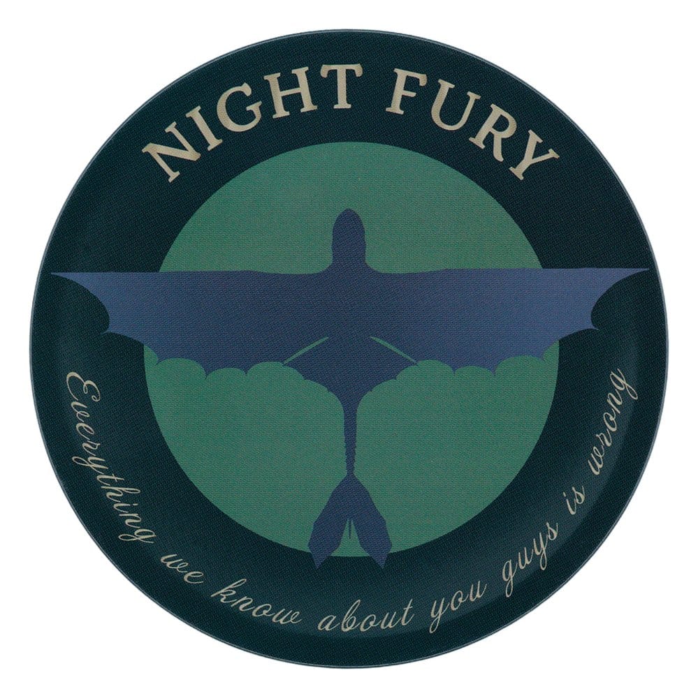 How to Train Your Dragon Pack de 4 Posavasos Dragon Printed Metal