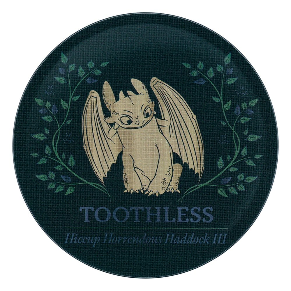 How to Train Your Dragon Pack de 4 Posavasos Dragon Printed Metal