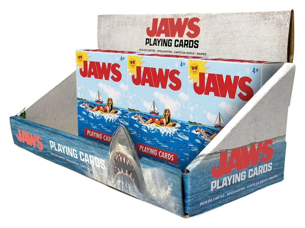 Tiburón Juego de Cartas Expositor (12 Paquetes)