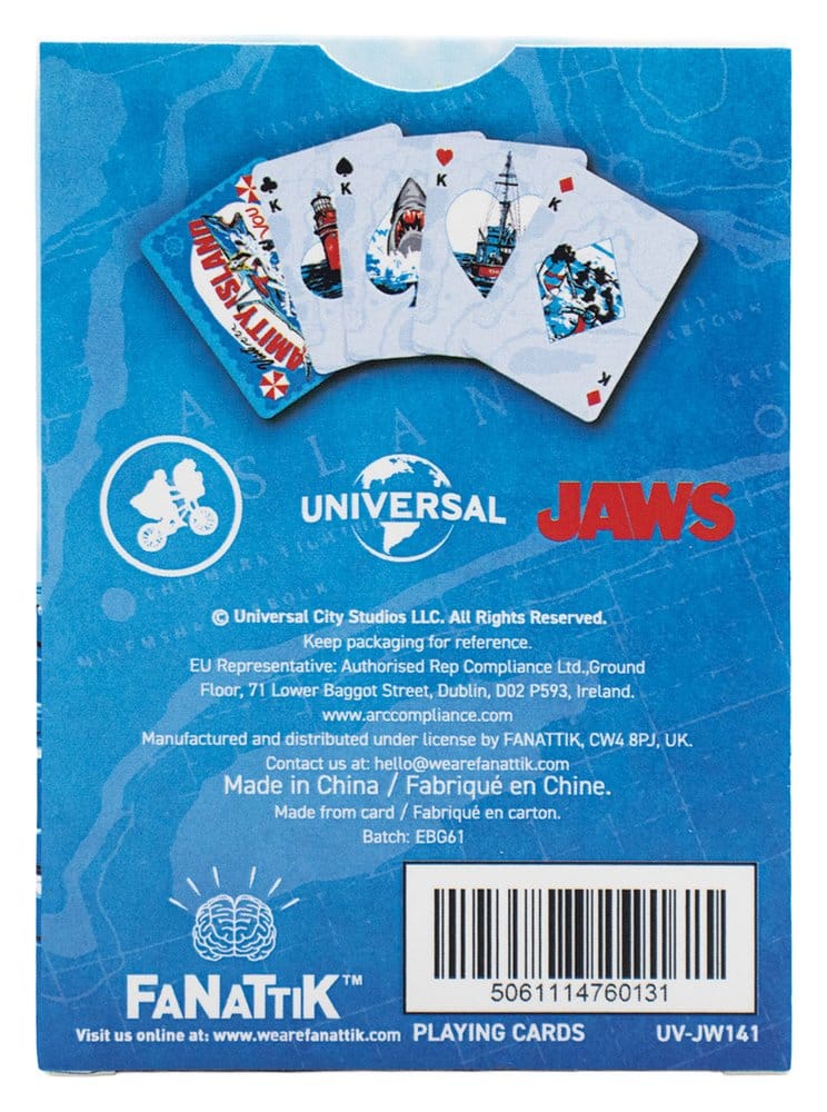Tiburón Juego de Cartas Expositor (12 Paquetes)