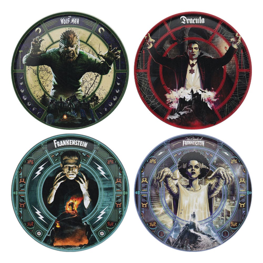 Universal Monsters Pack de 4 Posavasos