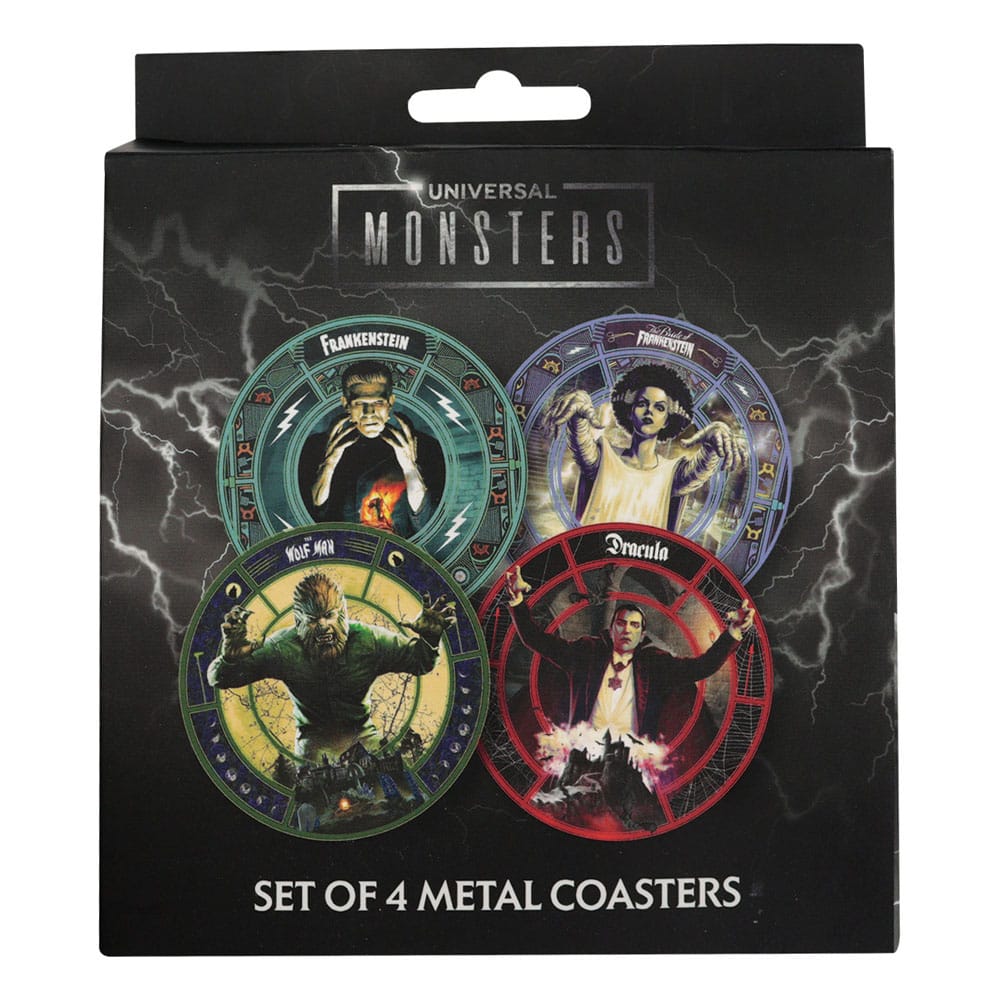 Universal Monsters Pack de 4 Posavasos