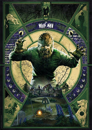 Universal Monsters Litografia The Wolfman Limited Edition 30 x 47 cm