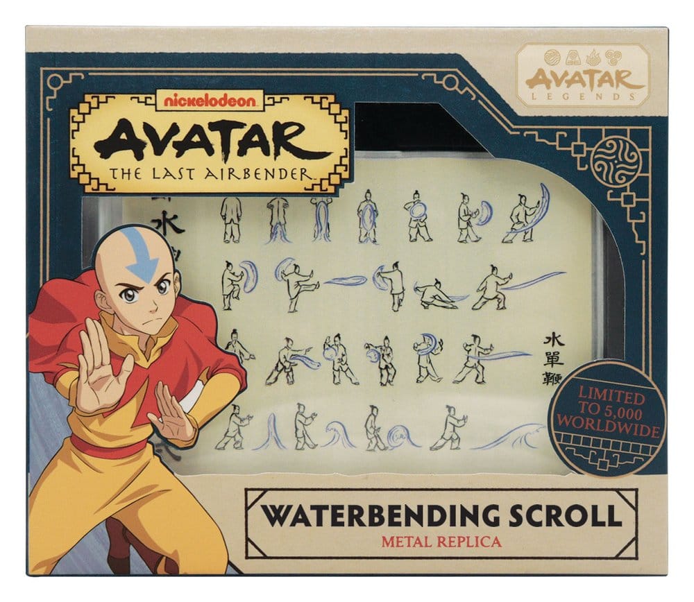 Avatar: la leyenda de Aang Réplica Waterbending Scroll