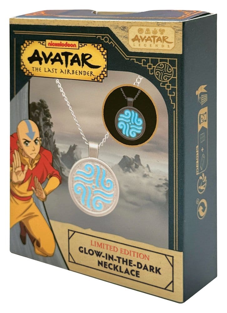 Avatar: La leyenda de Aang Collar Elementos que brillan en la oscuridad Edición Limitada