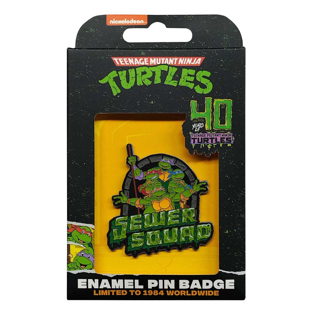 Tortugas Ninja Chapa 40th Anniversary Limited Edition