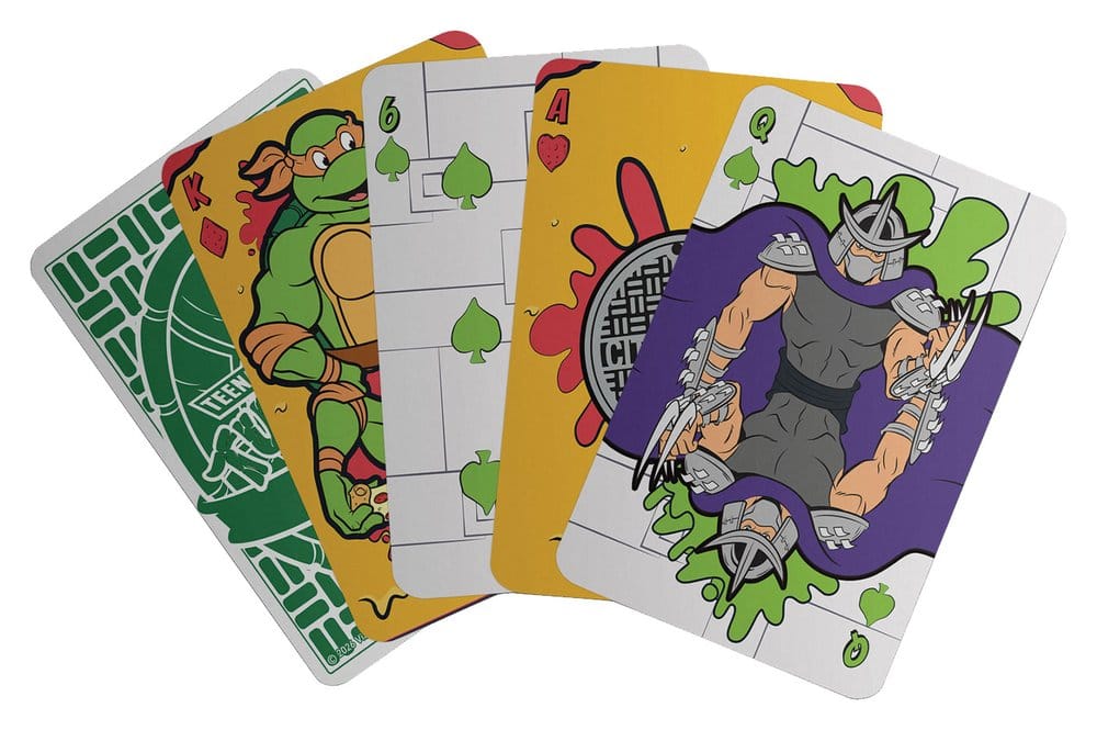 Tortugas Ninja Baraja de Naipes Caja expositora (12)