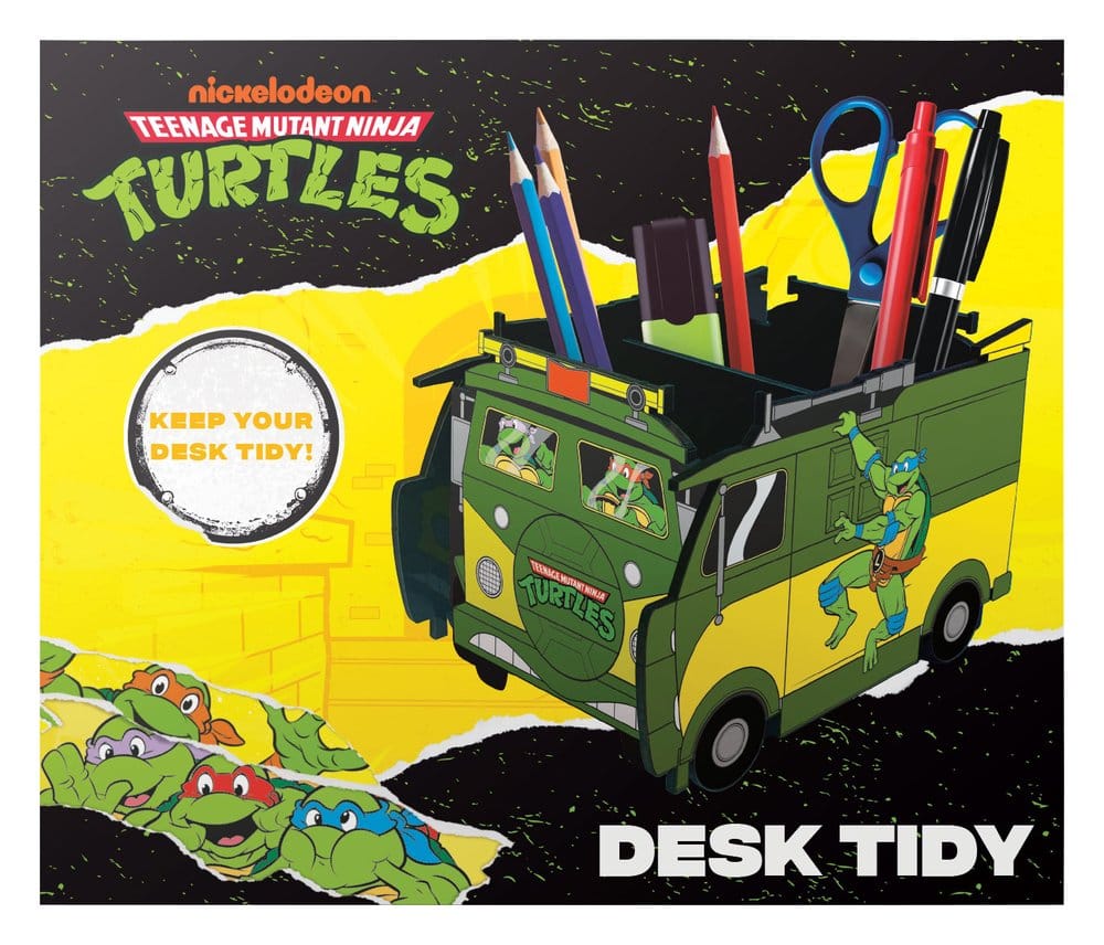 Tortugas Ninja portalápices Van 13 cm