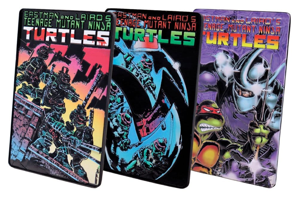 Tortugas Ninja Lingote Set of Three Comic Book Cover Ingots Limited Edition Frikytopia