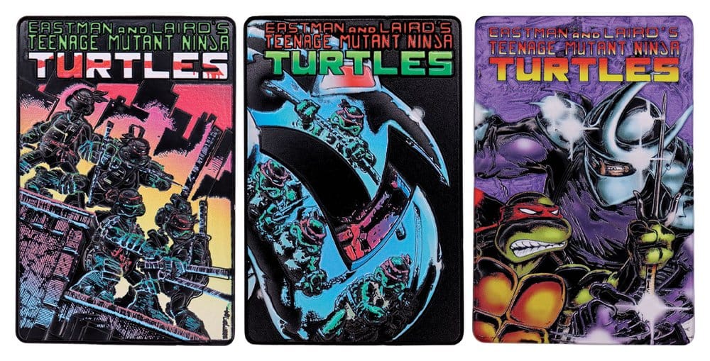 Tortugas Ninja Lingote Set of Three Comic Book Cover Ingots Limited Edition