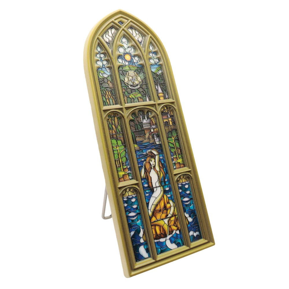 Harry Potter Placa de resina Mermaid Stained Glass Window