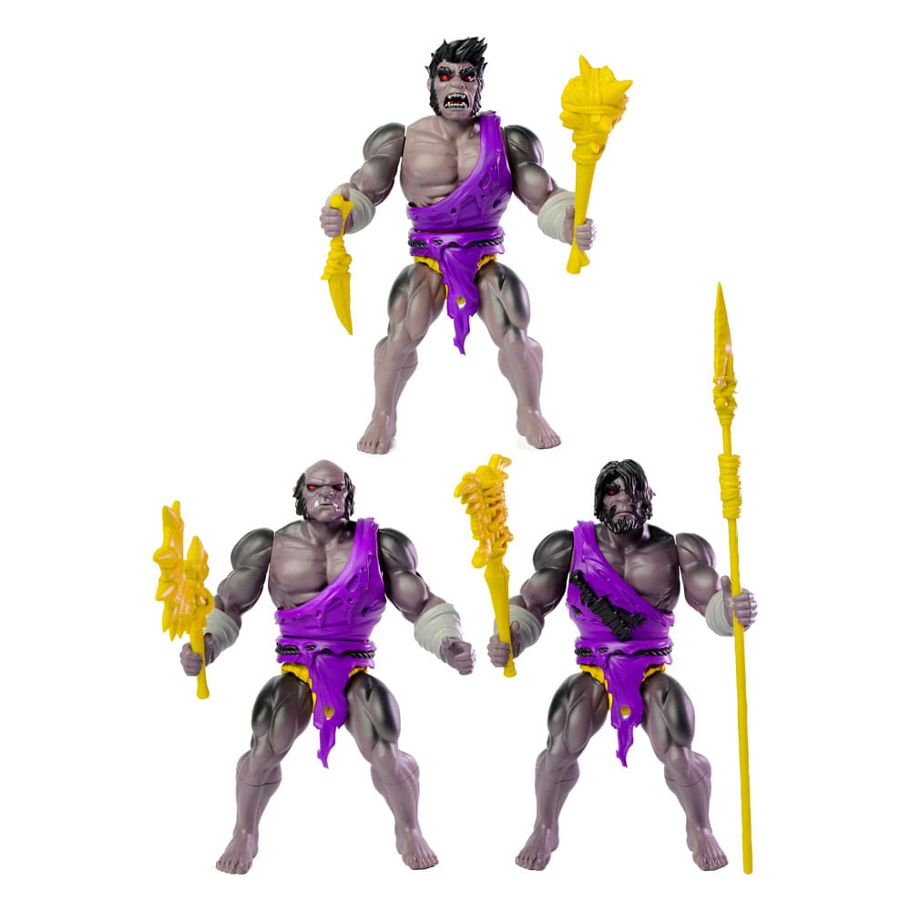 Legends of Dragonore Wave 2: Dragon Hunt Pack de 3 Figuras Brukteror Cave Men 14 cm Frikytopia