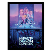 Las guerreras K-pop Póster Enmarcado Collector Print Movie Key Art