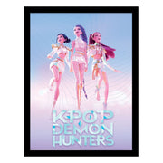 Las guerreras K-pop Póster Enmarcado Collector Print Trio