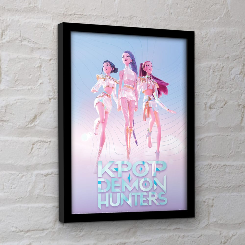 Las guerreras K-pop Póster Enmarcado Collector Print Trio