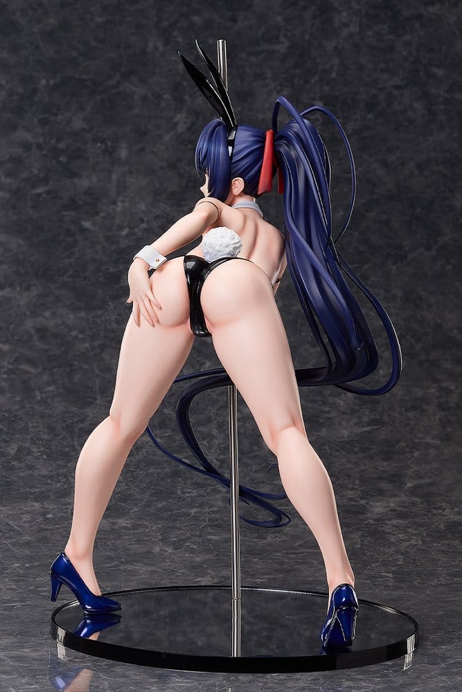 High School DxD HERO Figura PVC 1/4 Akeno Himejima: Bare Leg Bunny Ver. 2nd 41 cm