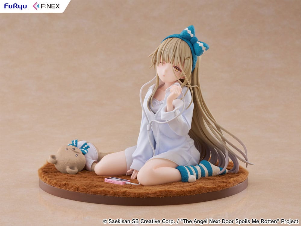 The Angel Next Door Spoils Me Rotten F:Nex Estatua PVC 1/7 Mahiru Shiina Relax Ver. 14 cm
