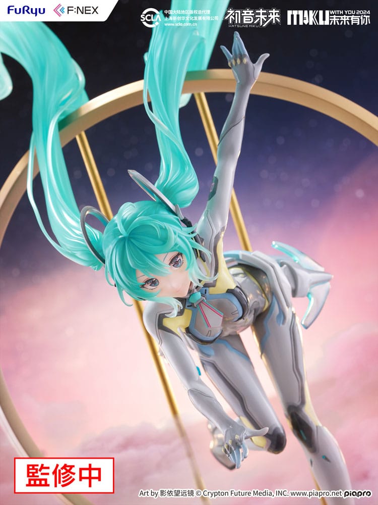 Hatsune Miku F:NEX estatua PVC 1/7 Miku with You 2024 Ver. 29 cm