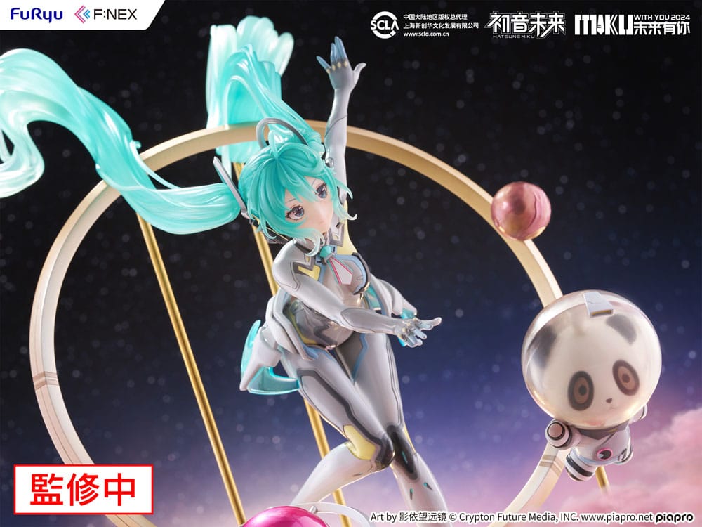Hatsune Miku F:NEX estatua PVC 1/7 Miku with You 2024 Ver. 29 cm