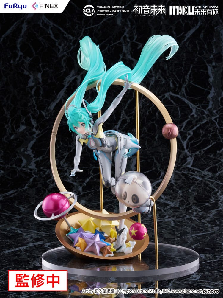 Hatsune Miku F:NEX estatua PVC 1/7 Miku with You 2024 Ver. 29 cm