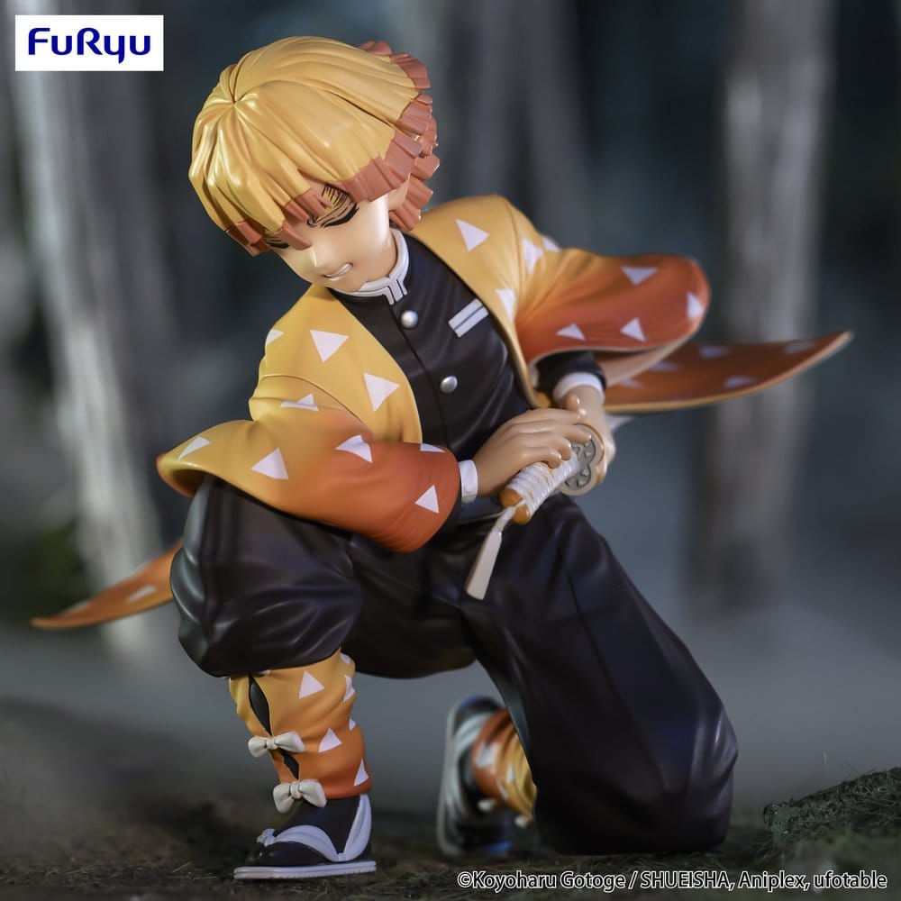 Demon Slayer: Kimetsu no Yaiba Figura PVC Noodle Stopper Agatsuma Zenitsu 10 cm Frikytopia
