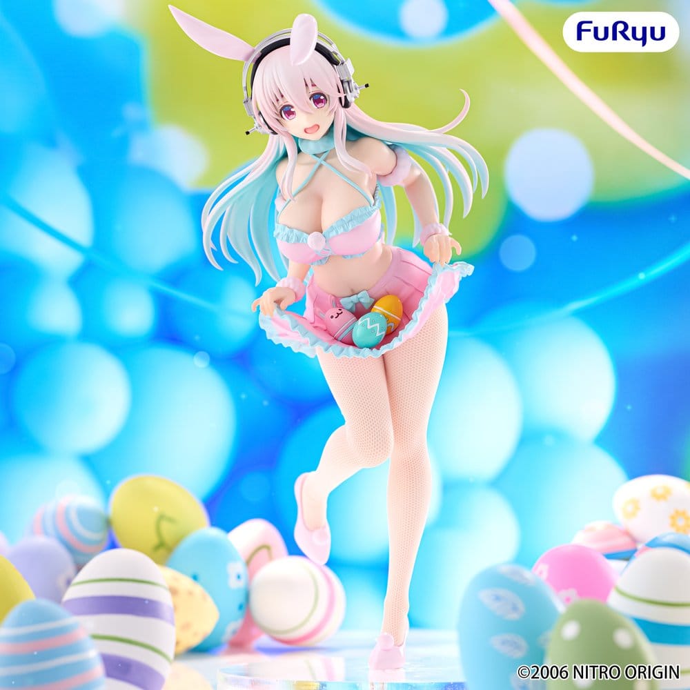 Super Sonico Figura PVC BiCute Bunnies Pastel Easter Ver. 29 cm Frikytopia