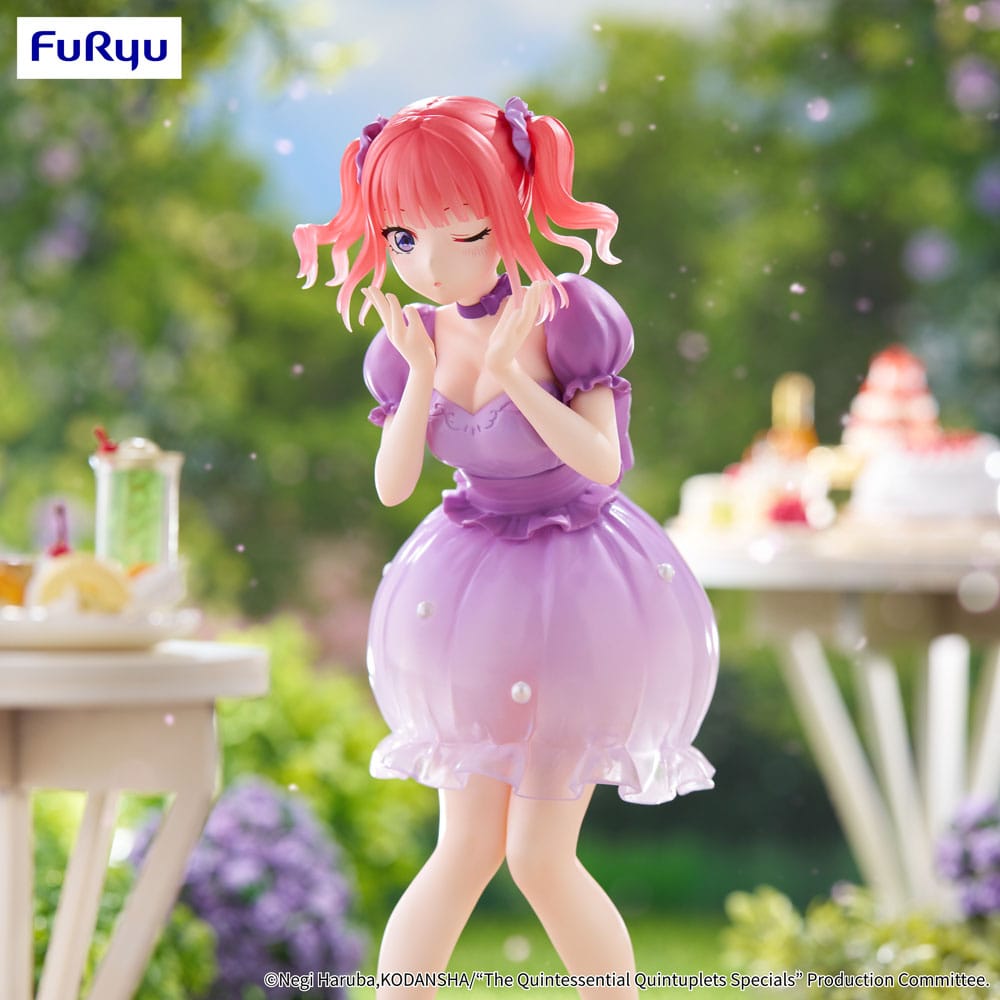 The Quintessential Quintuplets Estatua PVC Trio-Try-iT Nakano Nino Pastel Dress Ver. 21 cm