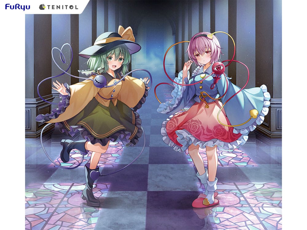 Touhou Project Estatua PVC Tenitol Koishi Komeiji & Satori Komeiji 22 cm