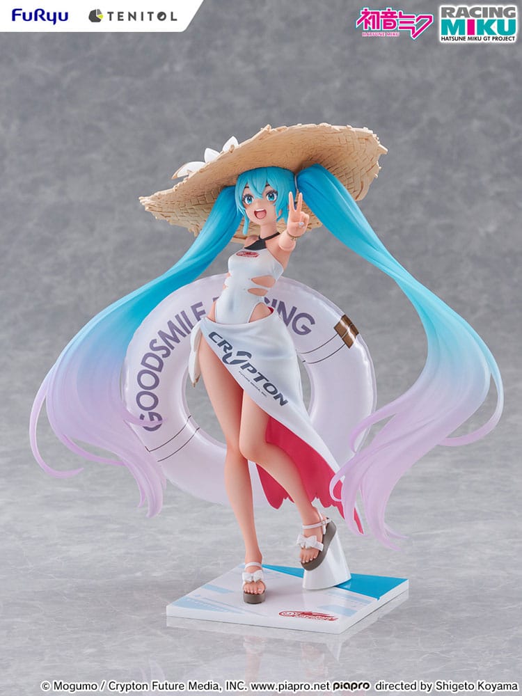 Hatsune Miku GT Project Estatua PVC Tenitol 1/7 Racing Miku 2024: Tropical Ver. 21 cm