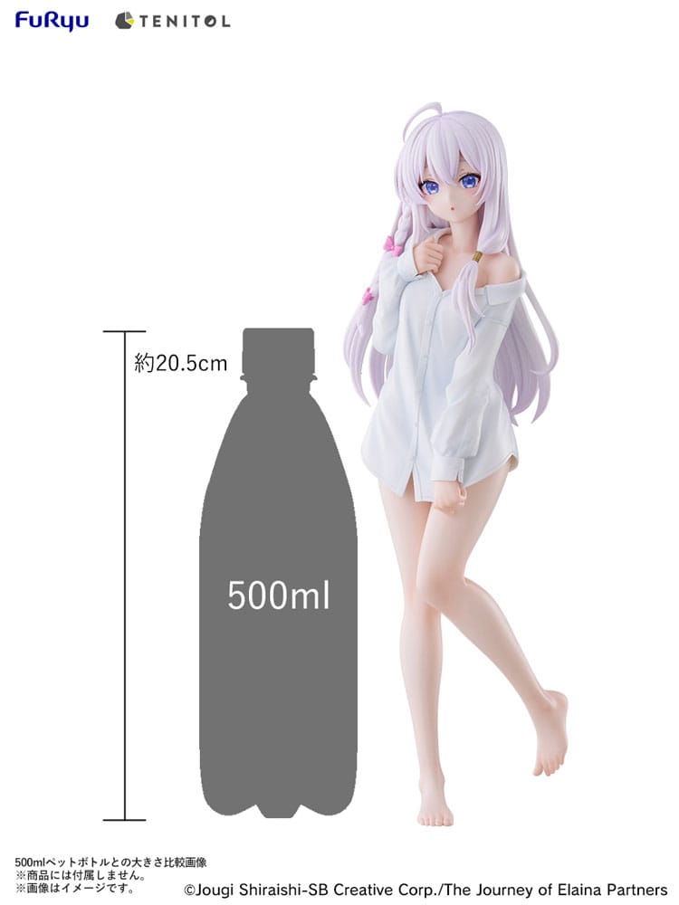 Wandering Witch: The Journey of Elaina Estatua PVC Tenitol Tall Elania Shirt Ver. 30 cm