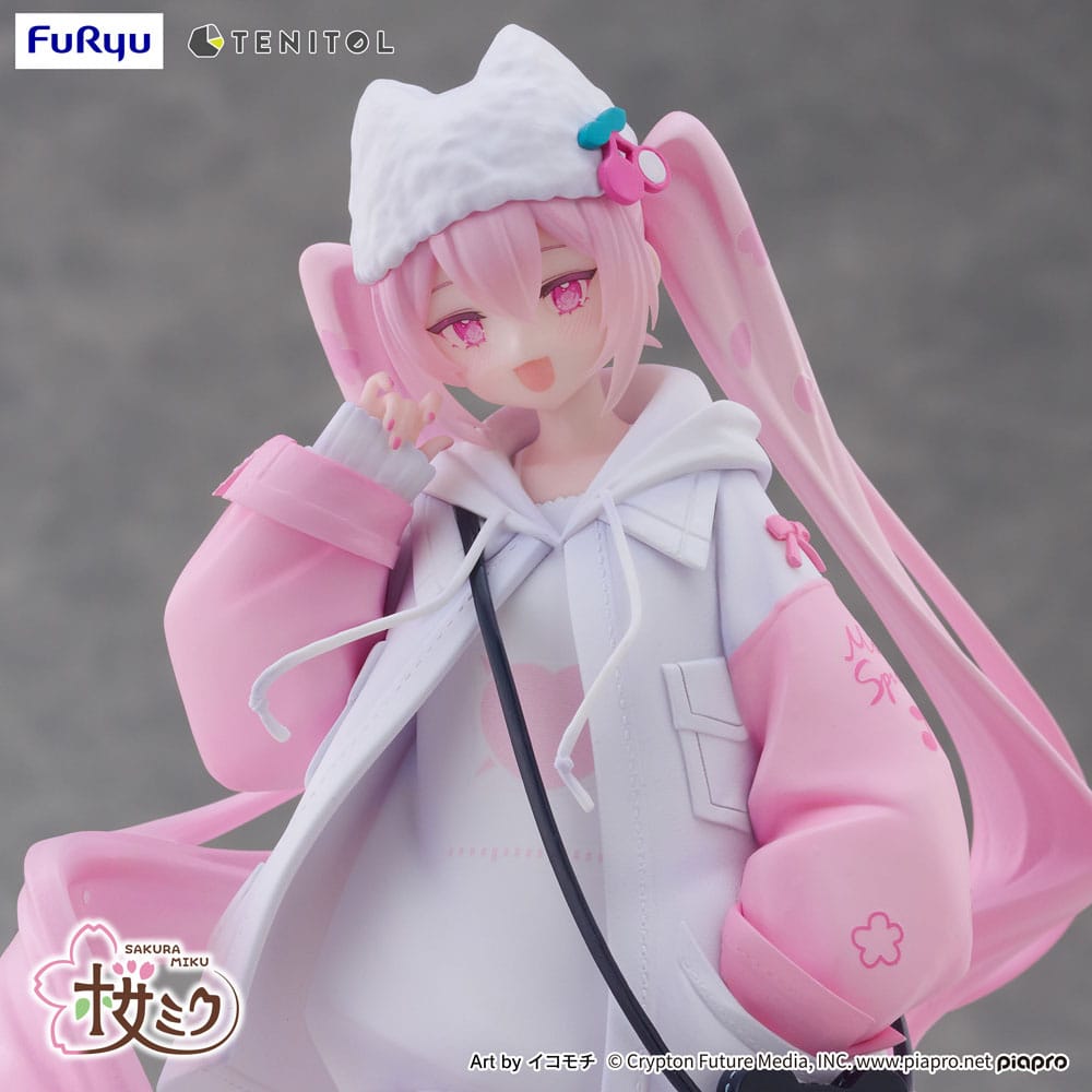 Hatsune Miku Estatua PVC Tenitol Sakura Miku Cool style [petit] 19 cm