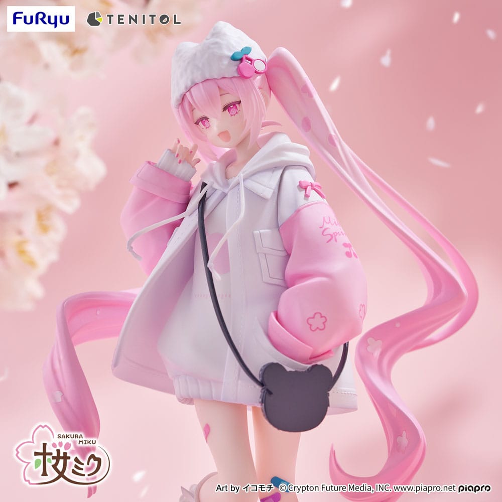 Hatsune Miku Estatua PVC Tenitol Sakura Miku Cool style [petit] 19 cm