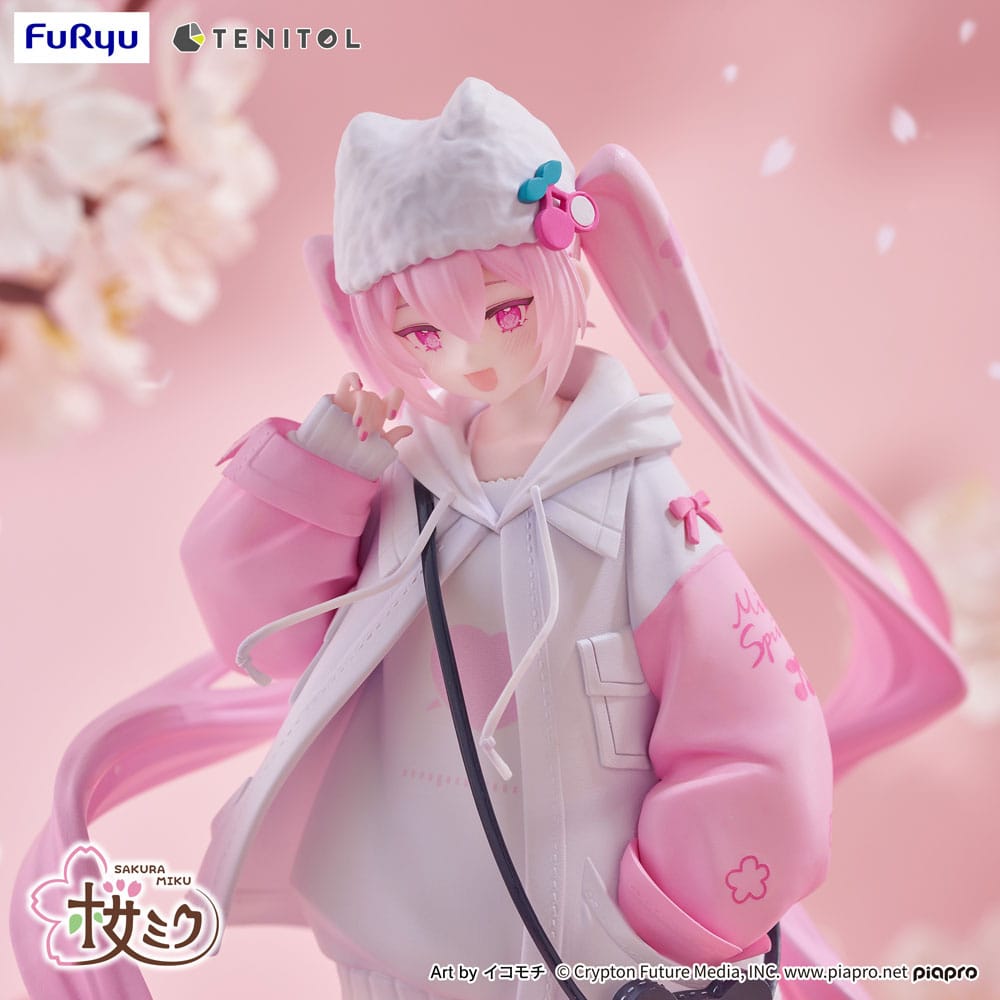 Hatsune Miku Estatua PVC Tenitol Sakura Miku Cool style [petit] 19 cm