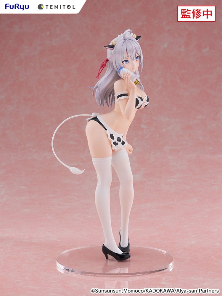 Alya Sometimes Hides Her Feelings in Russian Estatua PVC Tenitol Tall Alya Cow Costume Ver. 29 cm