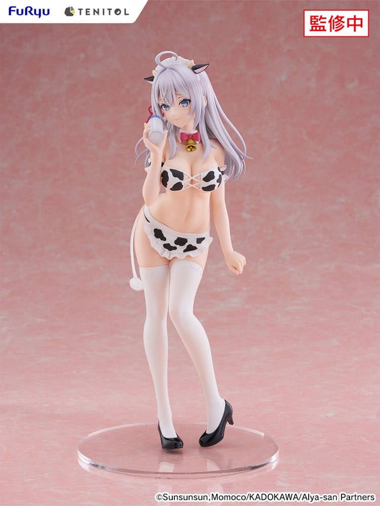 Alya Sometimes Hides Her Feelings in Russian Estatua PVC Tenitol Tall Alya Cow Costume Ver. 29 cm
