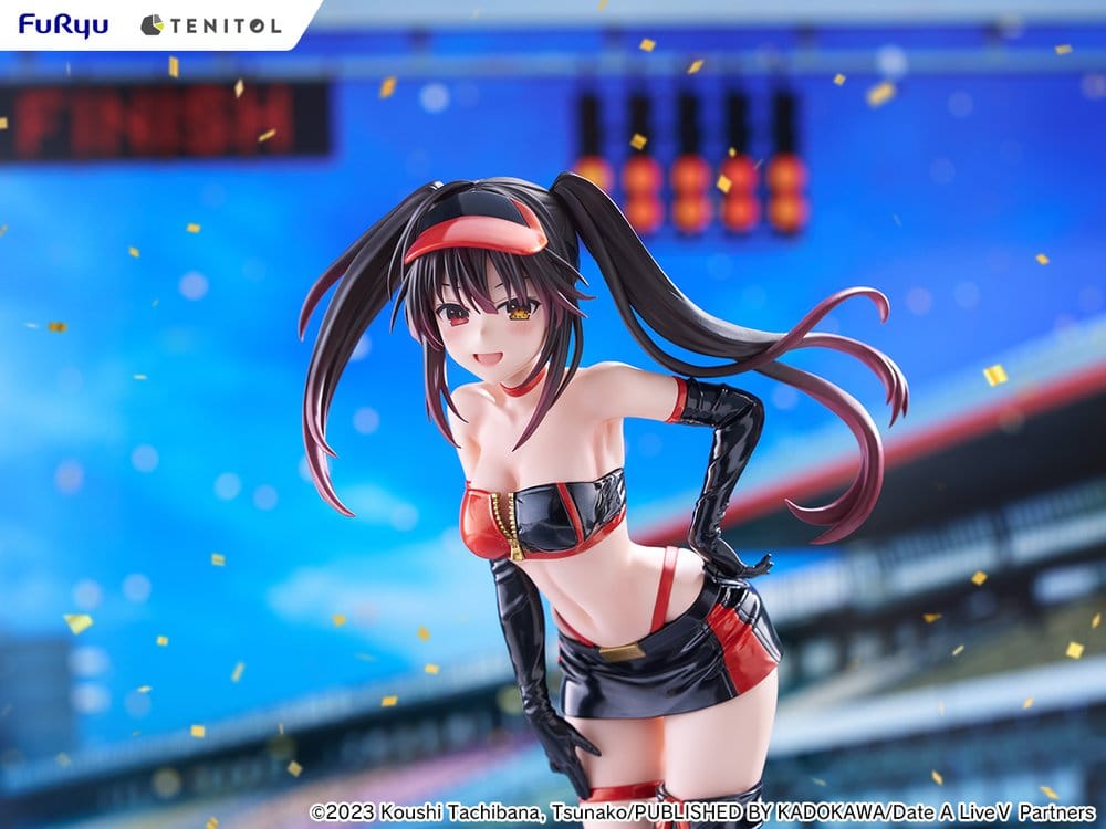 Date A Live V Figura PVC Tenitol Tall Kurumi Tokisaki Race Queen Ver. 29 cm