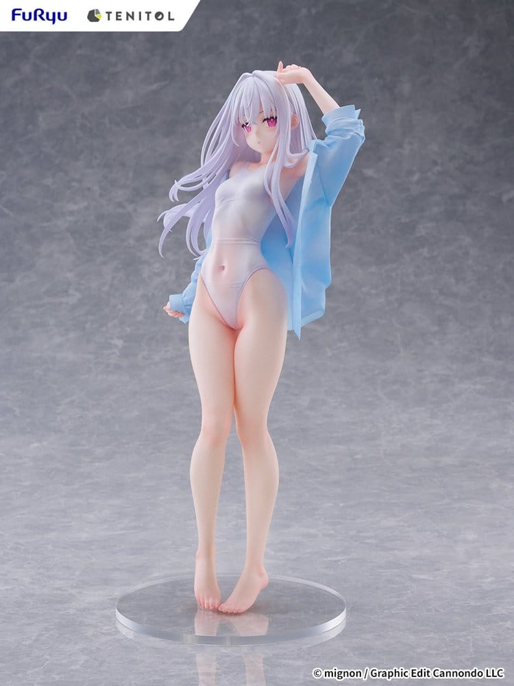 Mignon Works Tenitol Tall Figura PVC Shiro Swimsuit Ver. 30 cm