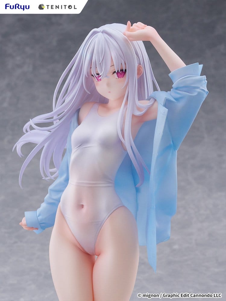 Mignon Works Tenitol Tall Figura PVC Shiro Swimsuit Ver. 30 cm