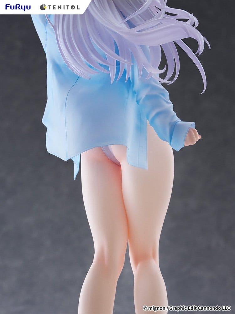 Mignon Works Tenitol Tall Figura PVC Shiro Swimsuit Ver. 30 cm