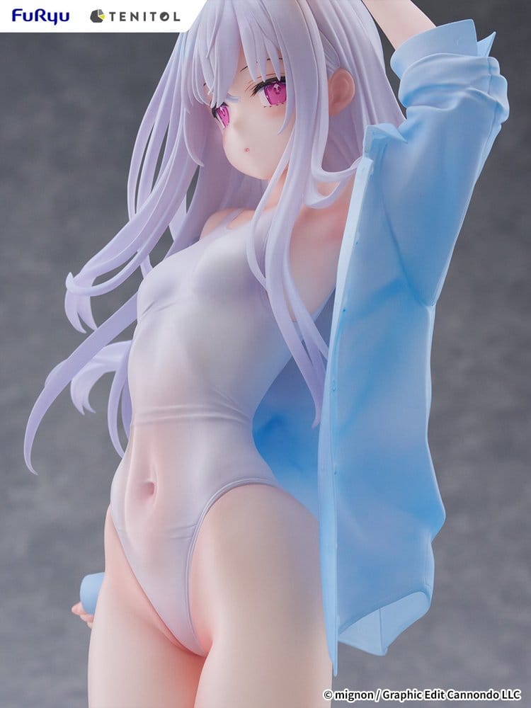 Mignon Works Tenitol Tall Figura PVC Shiro Swimsuit Ver. 30 cm